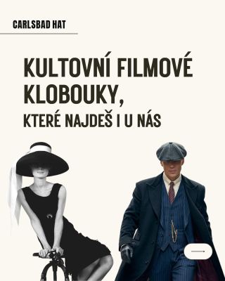 Klobouky nejsou jen pro filmové hvězdy — ale klidně se jimi můžete inspirovat 😉 #carlsbadhat #klobouk #bekovka